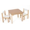 Tomaholz Dětský stolek MATY + židličky LUCA (barva druhé židličky bílá, barva první židličky bílá)