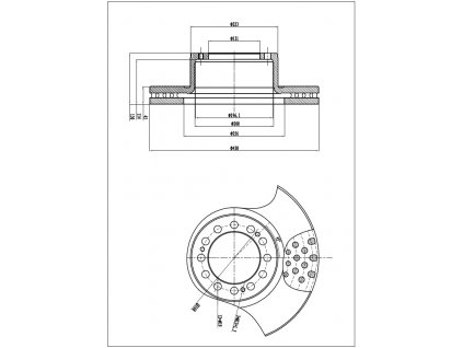 Brzdový kotouč ASM BK 4079000502
