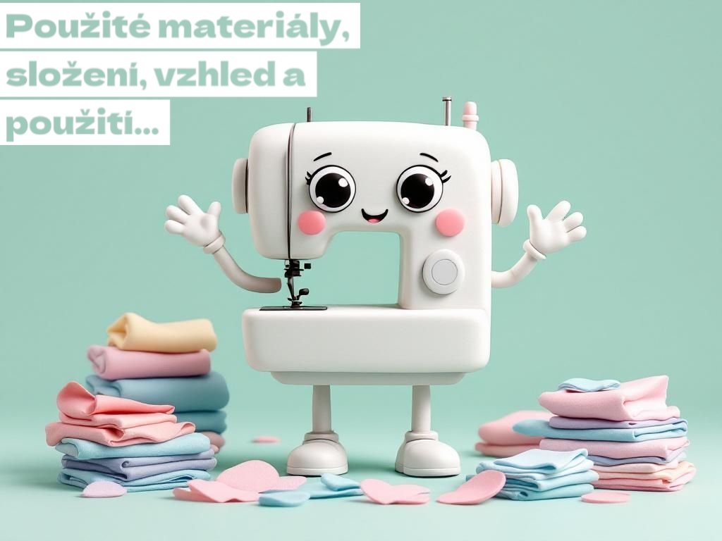 O použitých materiálech... složení, vzhled, použití