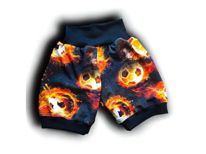 Šortky 98/104 ohnivé míče
