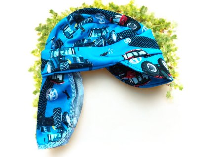 Pirátka modrá traktory  Pirátka