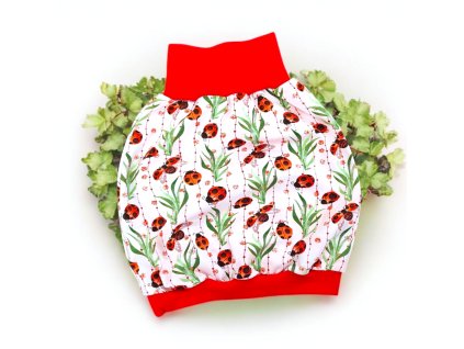 Sukně berušky na růžové 74/80  Holčičí sukně