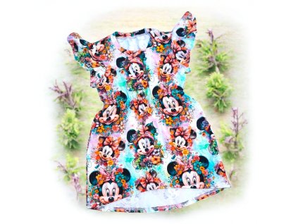 Šatičky myšky mezi květy  Holčičí šaty