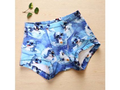 Boxerky delfíni na modré  Klučičí boxerky