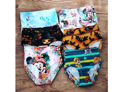 Kalhotky balení 6ks 86/92  Holčičí kalhotky