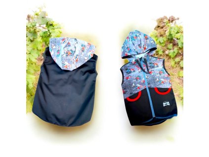 Softshell vesta hasiči na zdi 98/104  Klučičí vesta