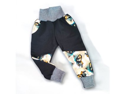 Tepláky 74/80 vlci v bundě