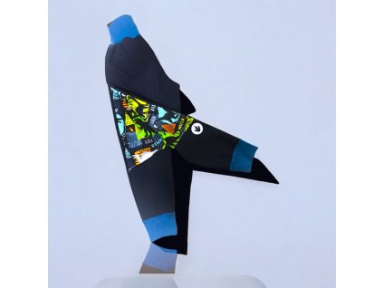 Softshell kalhoty dino modrá 74/80  Klučičí kalhoty