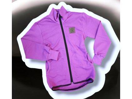 Mikina zip fialová  Holčičí mikina