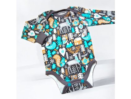 Body Skandinávie vzor 56/62  Dětské body