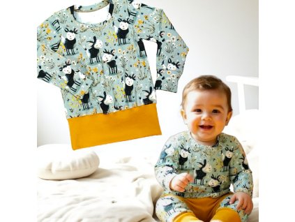 Tričko kozičky dl.r. 110/116  Unisex tričko