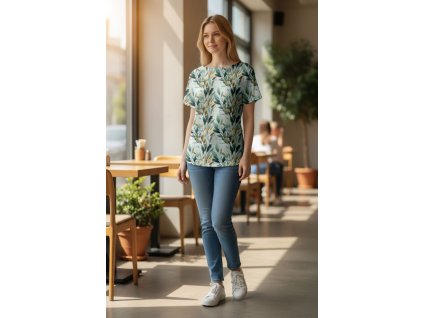 Dámské tričko se zlatým nádechem  Dámské tričko