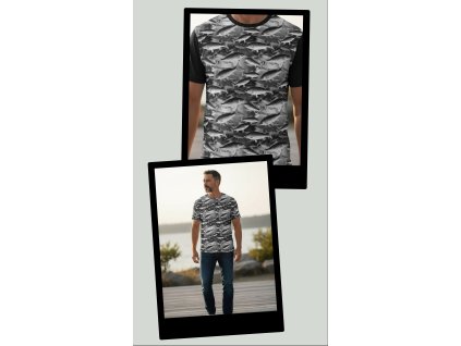 Pánské tričko sportovní rybolov  Pánské tričko