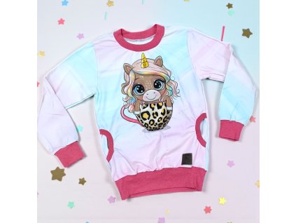 Mikina jednorožec v hrnku  Holčičí mikina