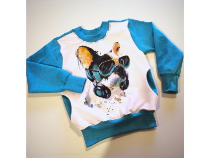 Mikina francouzský buldoček  Klučičí mikina