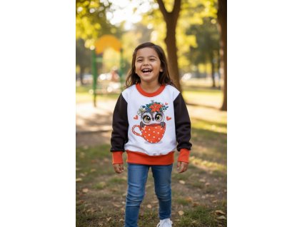 Mikina sovička v hrnku  Holčičí mikina