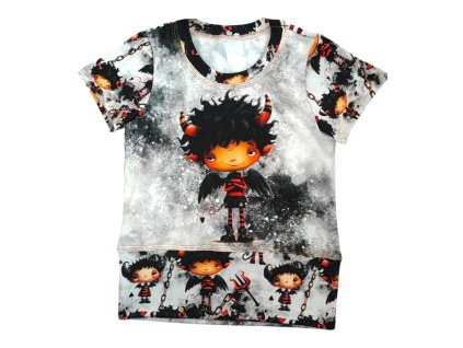 Funkční tričko 110/116 čertík Bertík  Dětské tričko