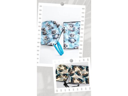 Čepice s nákrčníkem fleece 52/53  Čepice s nákrčníkem