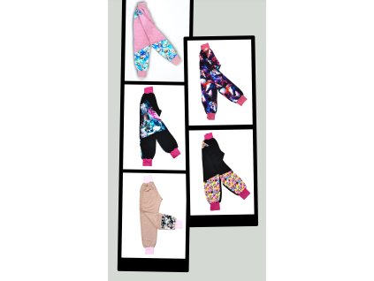 Rostoucí tepláky 110/116 barevné varianty