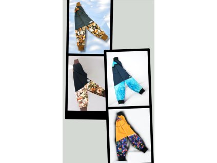 Softshell kalhoty s flísem 110/116  Dětské kalhoty