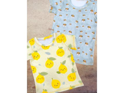 Tričko žebro 98-134  Dětské tričko