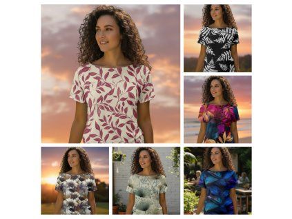 Dámská trička barevné varianty  Dámské tričko