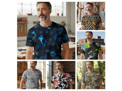 Pánská trička barevné varianty  Pánské tričko