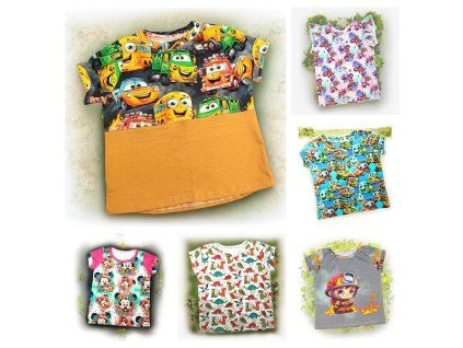 Trička barevné varianty 86/92  Dětské tričko