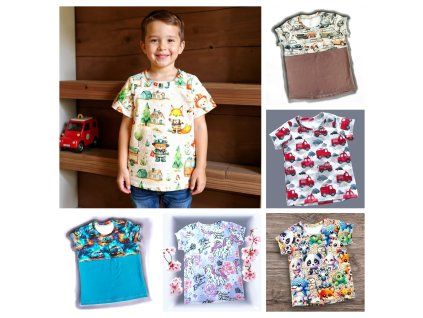 Trička barevné varianty 98/104  Dětské tričko