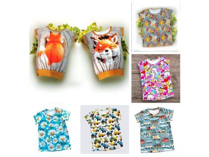 Trička barevné varianty 110/116  Dětské tričko