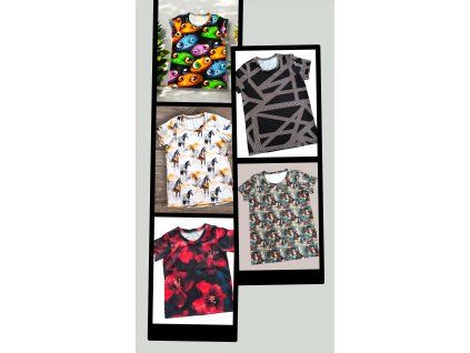 Trička barevné varianty 146-164  Dětské tričko