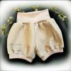 Mušelínové šortky béžové  Mušelínové oblečení pro kluky i holky
