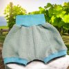 Mušelínové šortky máta  Mušelínové oblečení pro kluky i holky