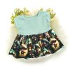 Šatičky svetlušky máta 74/80  Dívčí šaty
