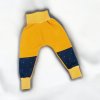 Tepláky baggy 74/80 hořčíkové puntíky