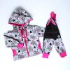 Softshell souprava leopardí kočičky 74/80  Holčičí souprava