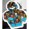 Mikina zip cool ježci 86/92  Klučičí mikina