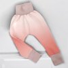 Tepláky baggy 74/80 ombré losos  Holčičí tepláky