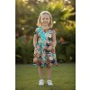 Šatičky řasené barevné varianty  Dětské šatičky