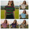 Crop topy přes 40 vzorů  Crop top
