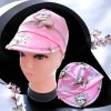 Kšiltovka lenochodi na růžové  Funkční pokrývka hlavy