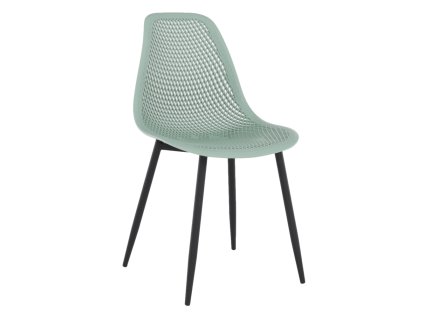Jedálenská stolička, zelená/čierna, TEGRA TYP 2