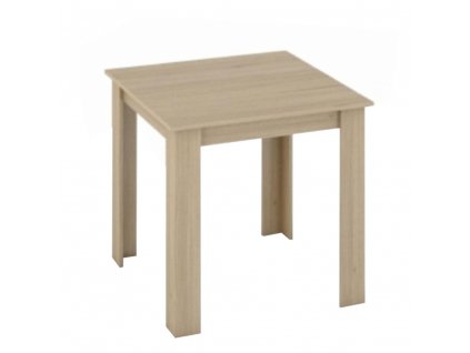 Jedálenský stôl, dub sonoma, 80x80 cm, KRAZ