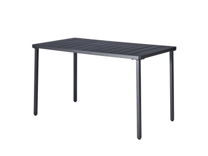 Záhradný stôl, čierna, SALTON