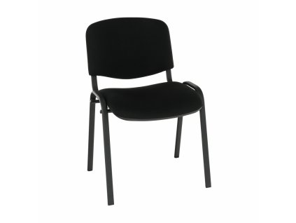 Kancelárska stolička, čierna, ISO NEW