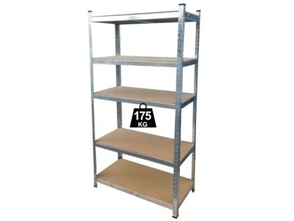 5-policový regál 180x90x40