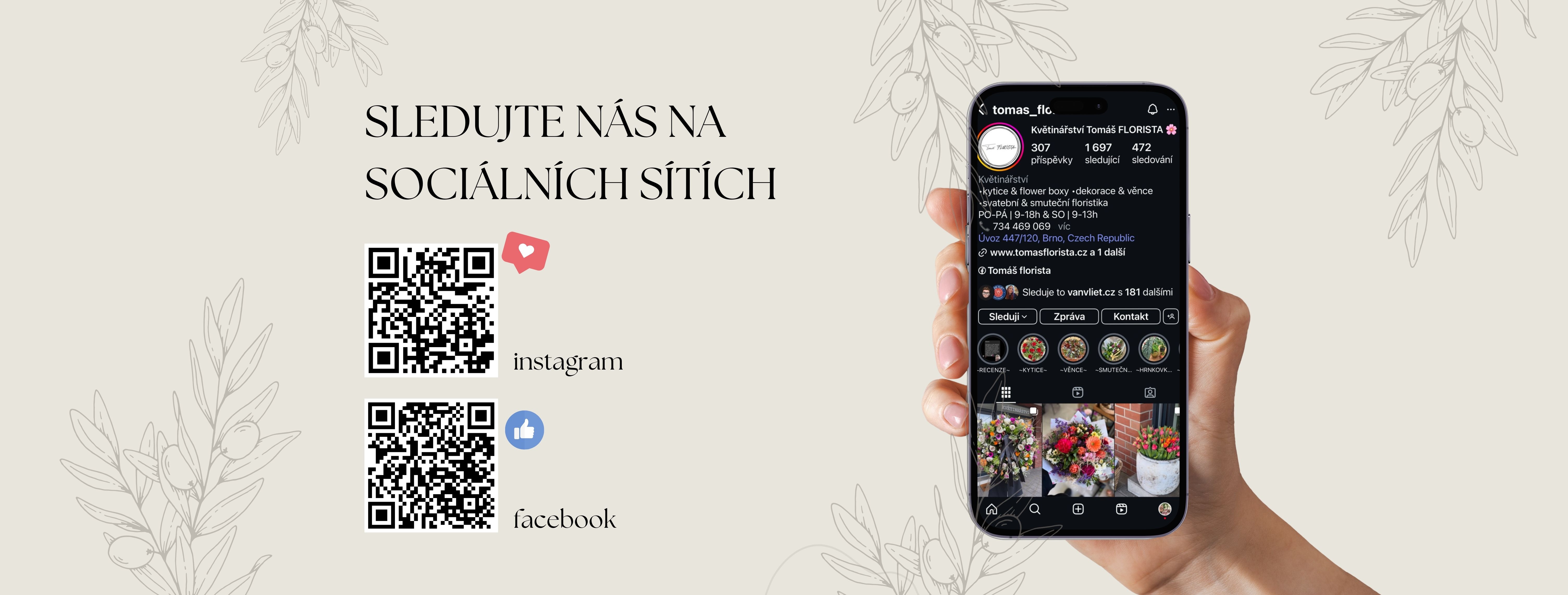 Sledujte nás na sociálních sítích