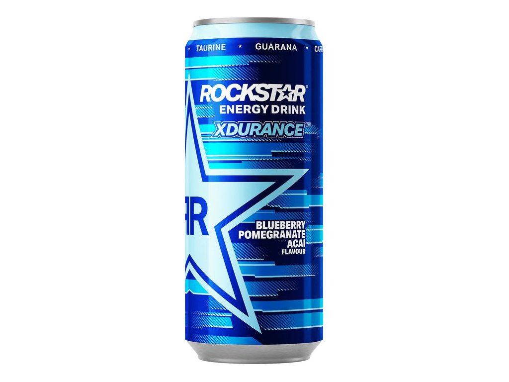 Rockstar Xdurance energetický nápoj Blueberry 500ml