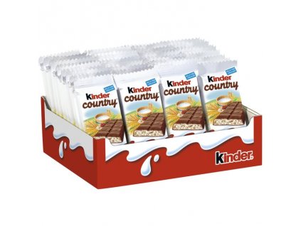 Kinder Country čokoláda s mléčnou náplní a obilovinami 23,5g