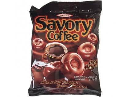 Tayas Savory Coffee tvrdé bonbóny 90g